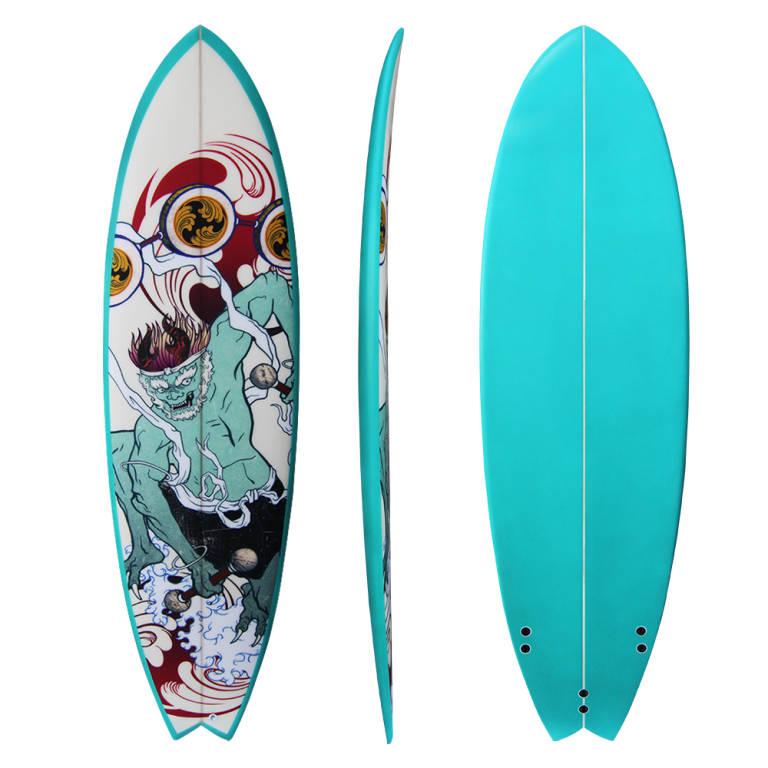 surf board - FISH SURFBOARD – THUNDER